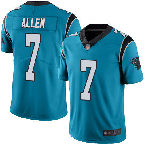 Kyle Allen Carolina Panthers blue Limited jersey