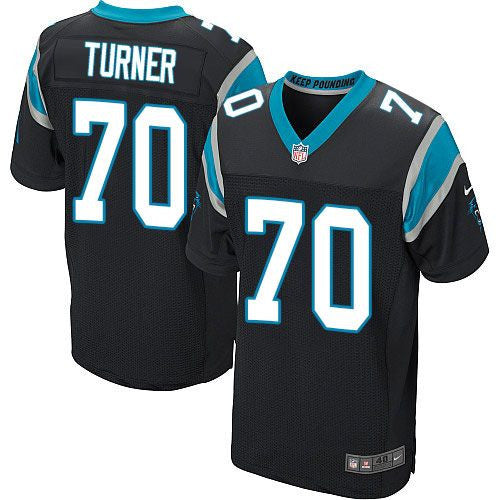Trai Turner Carolina Panthers black Elite jersey