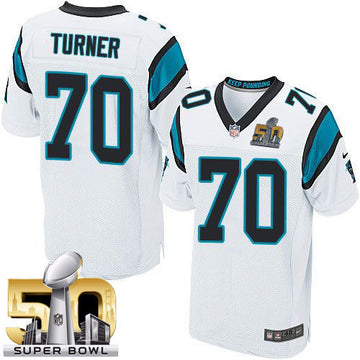 Trai Turner Carolina Panthers white Elite jersey