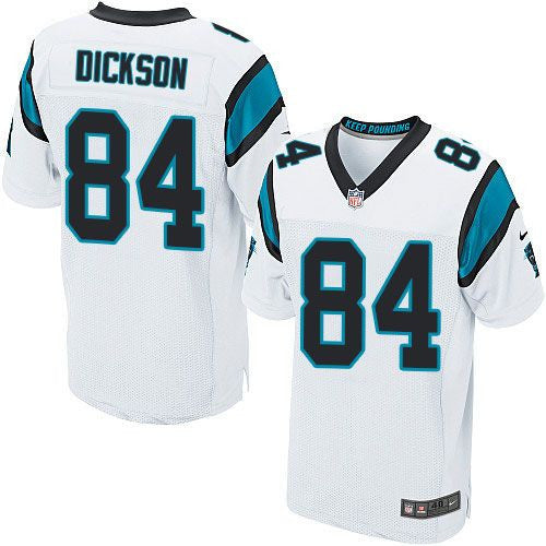 Ed Dickson Carolina Panthers white Elite jersey