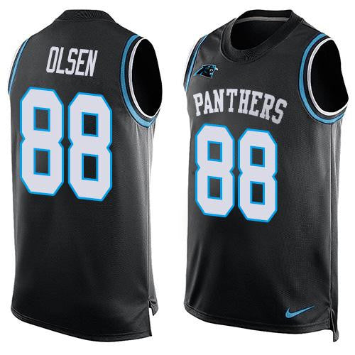 Greg Olsen Carolina Panthers black Limited jersey