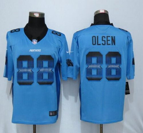 Greg Olsen Carolina Panthers blue Limited jersey