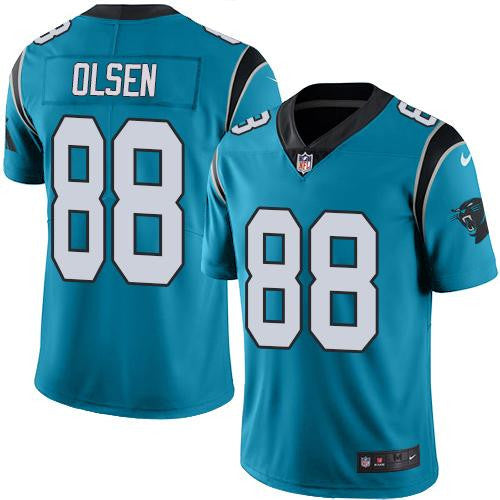 Greg Olsen Carolina Panthers blue Limited jersey