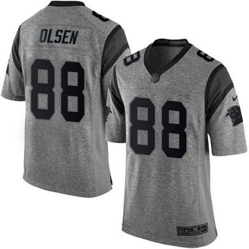 Greg Olsen Carolina Panthers gray Limited jersey