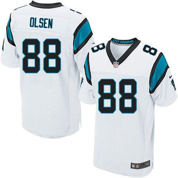 Greg Olsen Carolina Panthers white Elite jersey