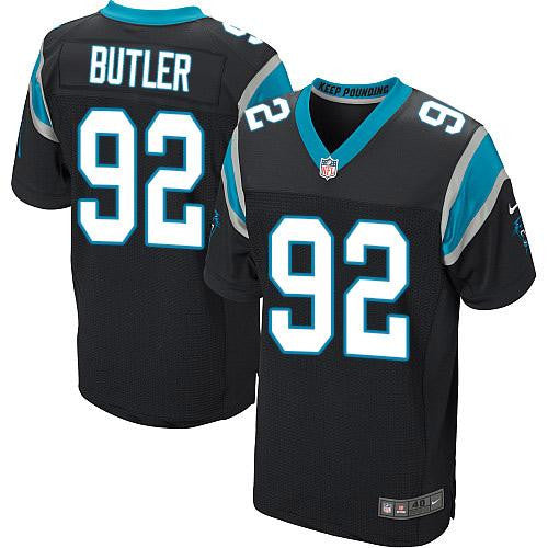Vernon Butler Carolina Panthers black Elite jersey