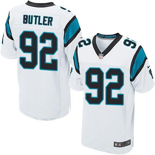 Vernon Butler Carolina Panthers white Elite jersey
