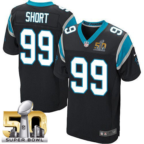 Kawann Short Carolina Panthers black Elite jersey