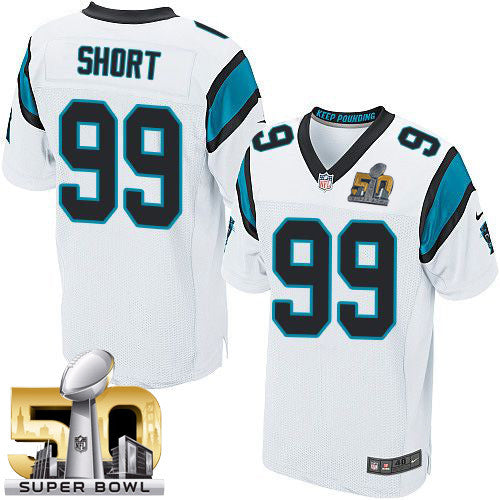 Kawann Short Carolina Panthers white Elite jersey