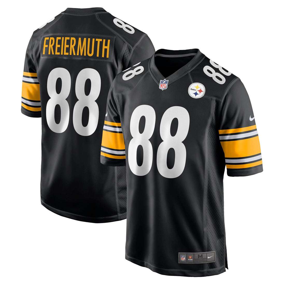 Pat Freiermuth Pittsburgh Steelers black jersey