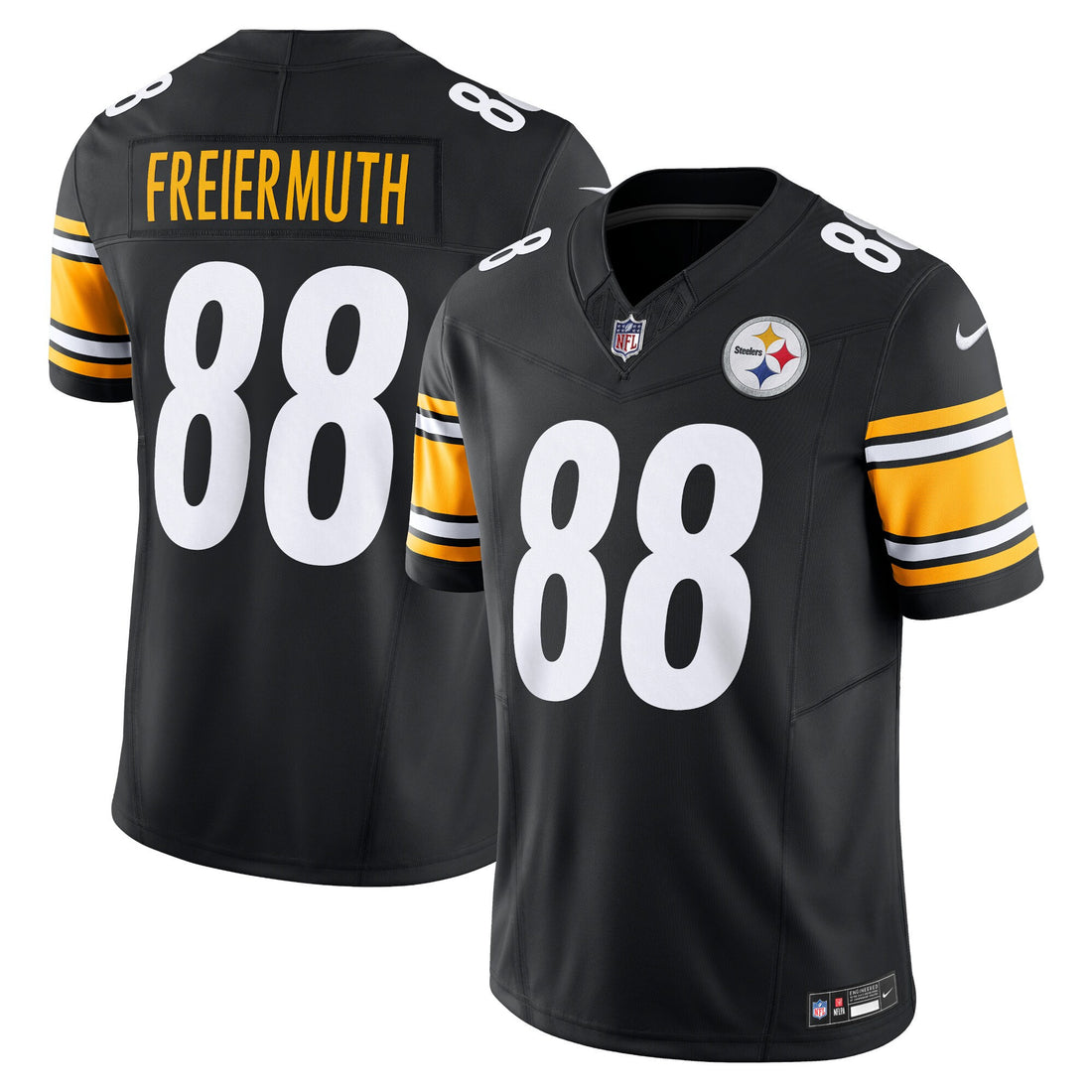 Pat Freiermuth Pittsburgh Steelers black Vapor jersey
