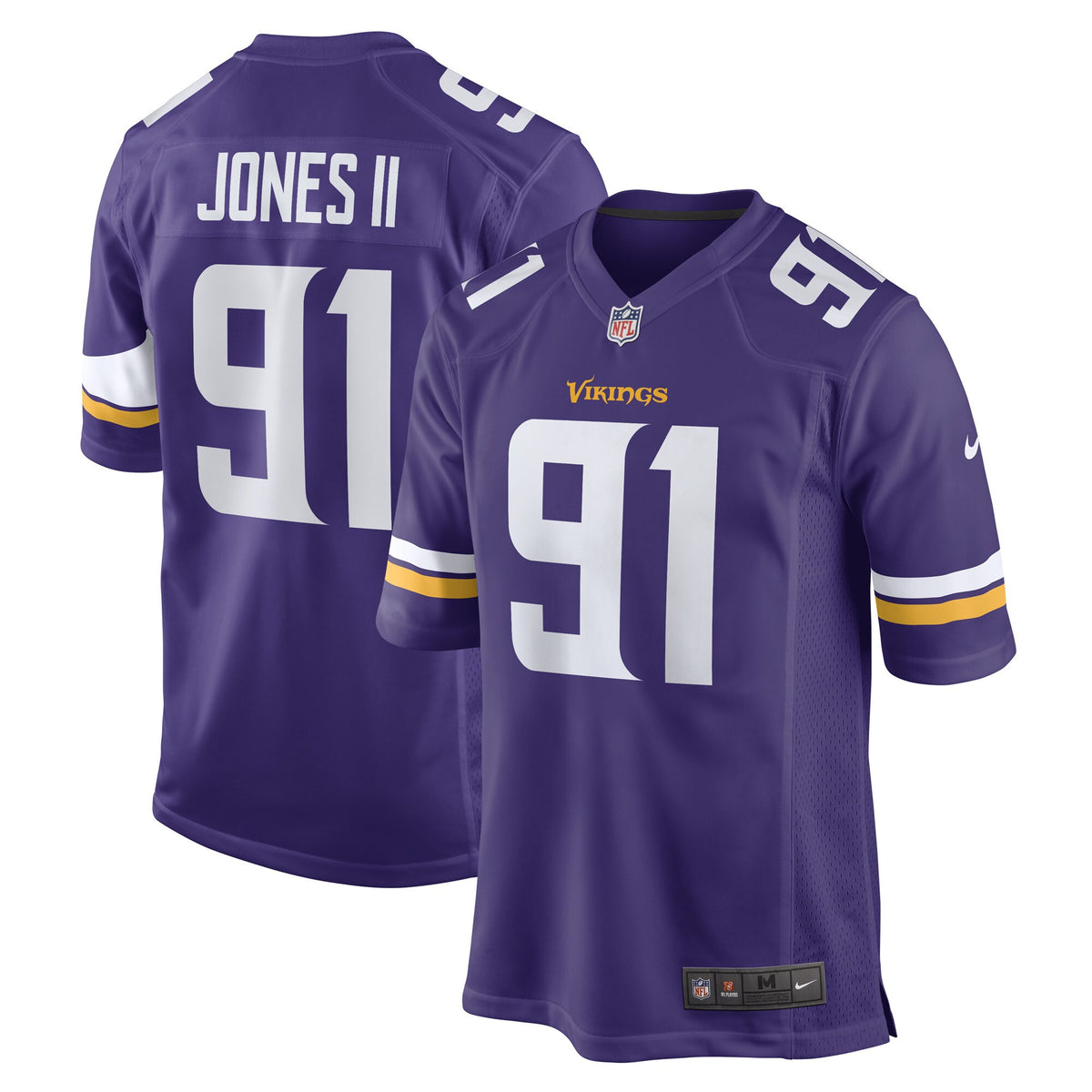Patrick Jones Ii Minnesota Vikings purple Game jersey