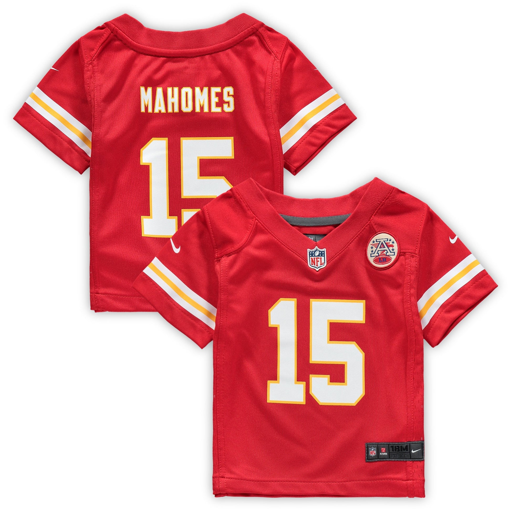 Patrick Mahomes Kansas City Chiefs red jersey