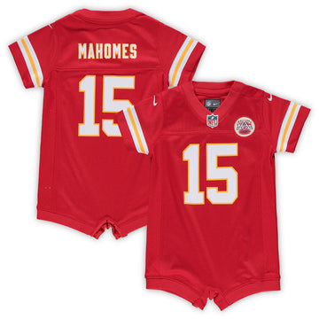 Patrick Mahomes Romper Kansas City Chiefs red jersey