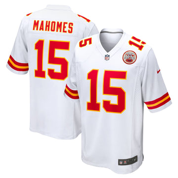 Patrick Mahomes Kansas City Chiefs white jersey
