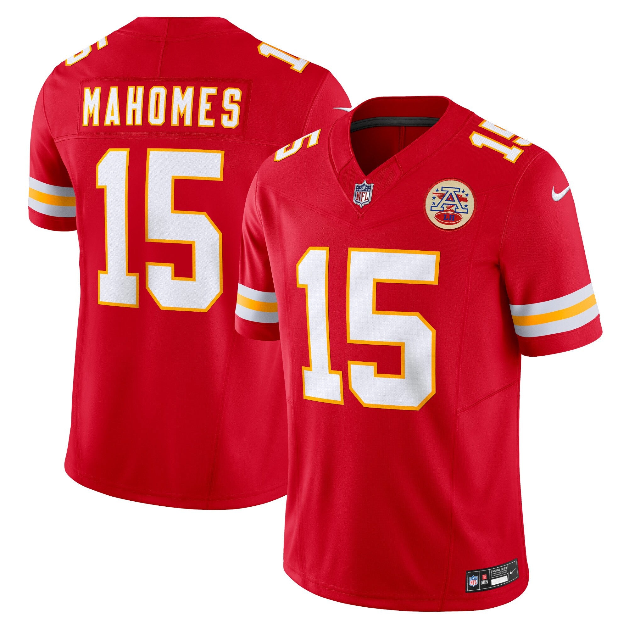 Patrick Mahomes Kansas City Chiefs red Vapor jersey