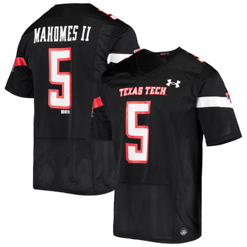 Patrick Mahomes Under Armour Alumni Texas Tech Red Raiders black jersey