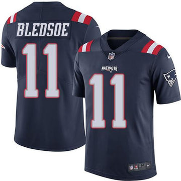Drew Bledsoe New England Patriots navy Limited jersey
