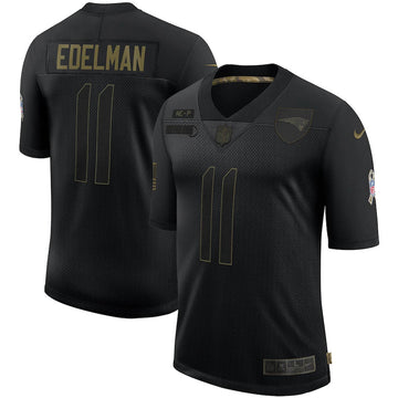 Julian Edelman New England Patriots black Salute To Service jersey