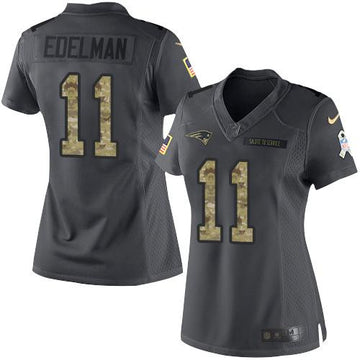 Julian Edelman New England Patriots black Salute To Service jersey