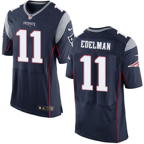 Julian Edelman New England Patriots navy Elite jersey
