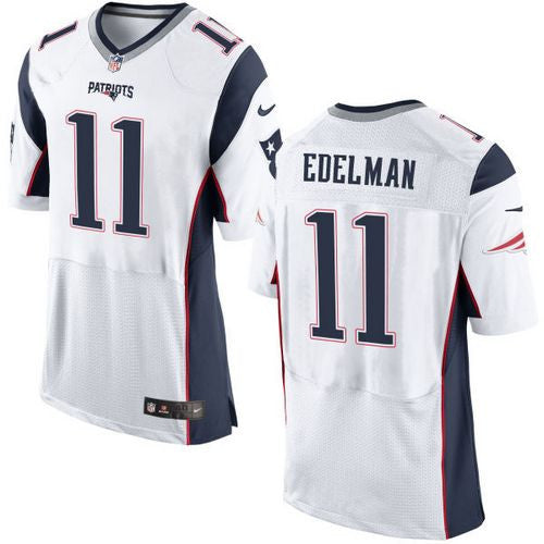 Julian Edelman New England Patriots white Elite jersey
