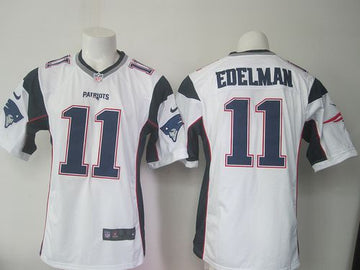 Julian Edelman New England Patriots white Game jersey