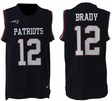 Tom Brady New England Patriots navy Limited jersey