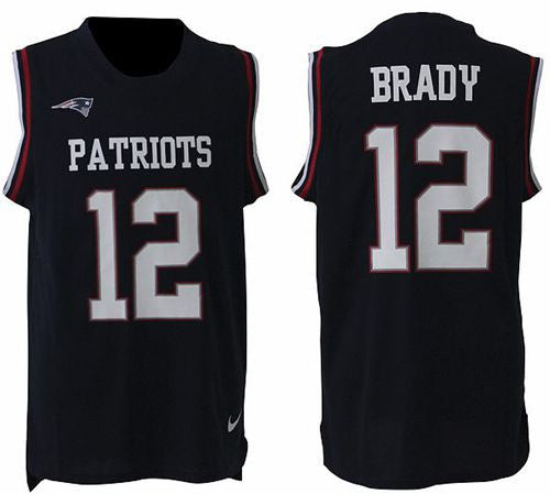Tom Brady New England Patriots navy Limited jersey