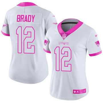 Tom Brady New England Patriots white Limited jersey