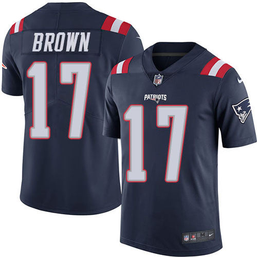 Antonio Brown New England Patriots navy Limited jersey
