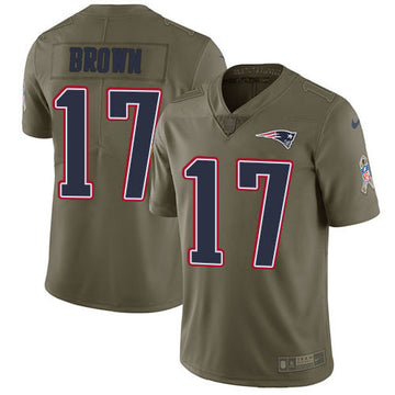 Antonio Brown New England Patriots navy Limited jersey