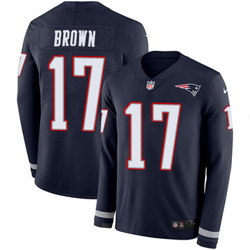 Antonio Brown New England Patriots navy Limited jersey