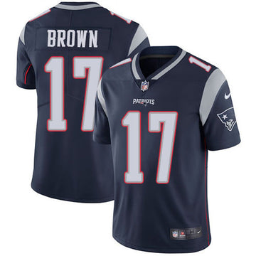 Antonio Brown New England Patriots navy Vapor jersey