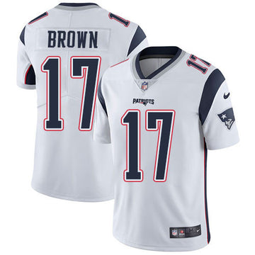 Antonio Brown New England Patriots white Vapor jersey