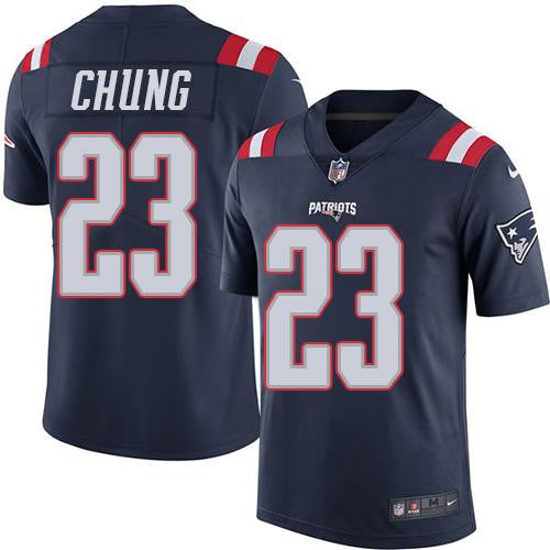 Patrick Chung New England Patriots navy Limited jersey