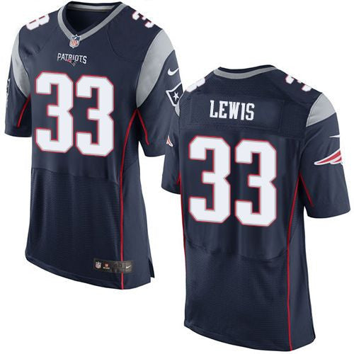 Dion Lewis New England Patriots navy Elite jersey