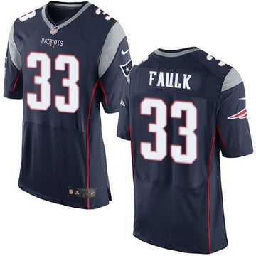 Kevin Faulk New England Patriots navy Elite jersey