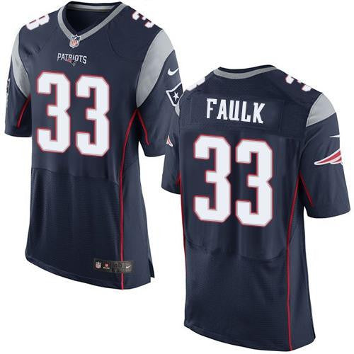 Kevin Faulk New England Patriots navy Elite jersey