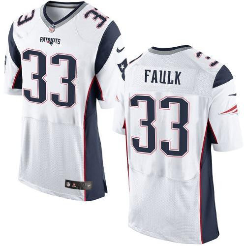 Kevin Faulk New England Patriots white Elite jersey