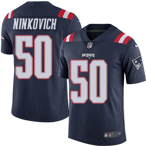 Rob Ninkovich New England Patriots navy Limited jersey