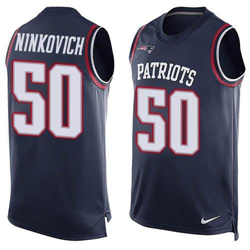 Rob Ninkovich New England Patriots navy Limited jersey
