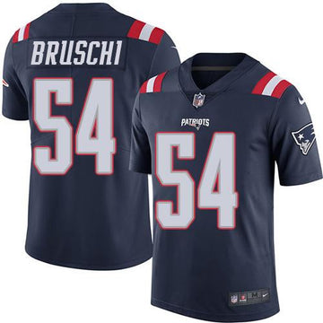 Tedy Bruschi New England Patriots navy Limited jersey