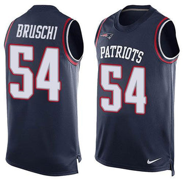 Tedy Bruschi New England Patriots navy Limited jersey