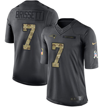 Jacoby Brissett New England Patriots black Salute To Service jersey