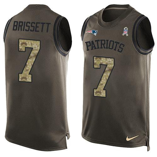 Jacoby Brissett New England Patriots green Salute To Service jersey