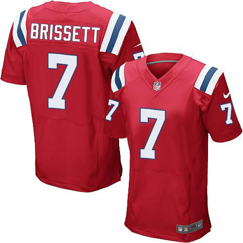 Jacoby Brissett New England Patriots red Elite jersey