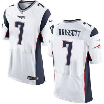 Jacoby Brissett New England Patriots white Elite jersey