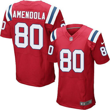 Danny Amendola New England Patriots red Elite jersey