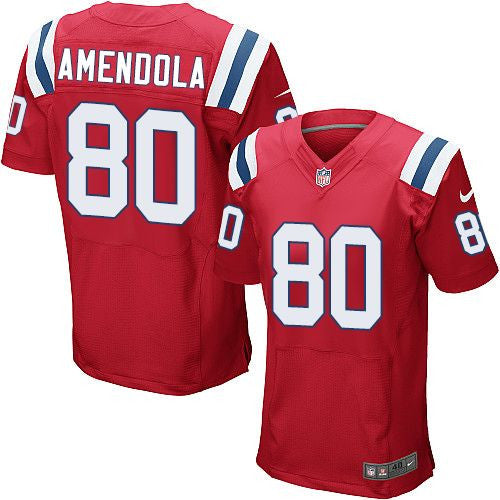 Danny Amendola New England Patriots red Elite jersey